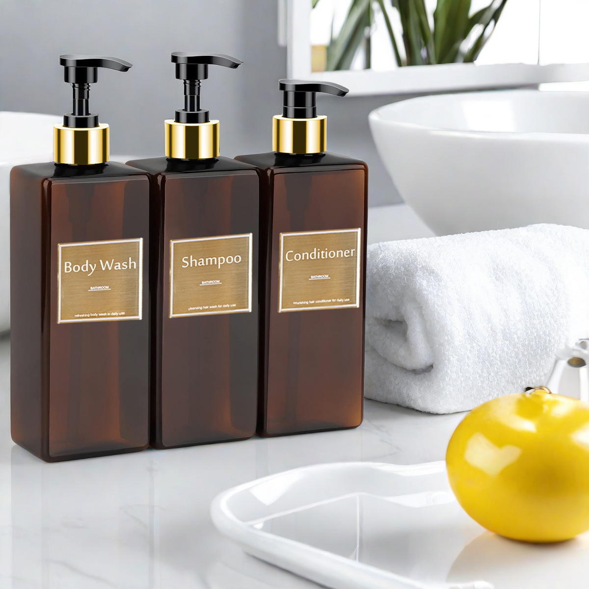 Botol sabun mandi, Set Dispens - Home Bathroom Soap Dispenser ulasan dan harga