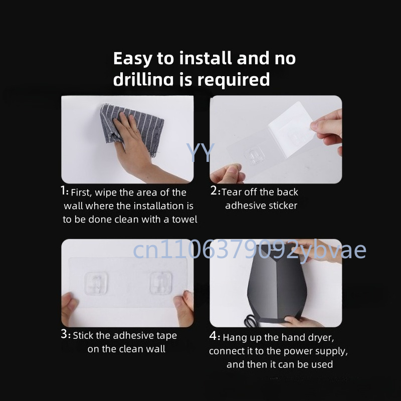 Pengering Tangan Otomatis Cerd - Home Bathroom Hand Dryer ulasan dan harga
