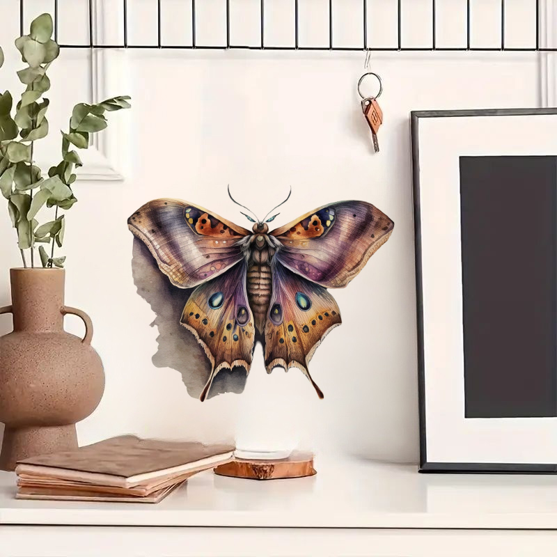 Stiker Ngengat Gotik Cantik, S - Home Bathroom Wall Tiles ulasan dan harga