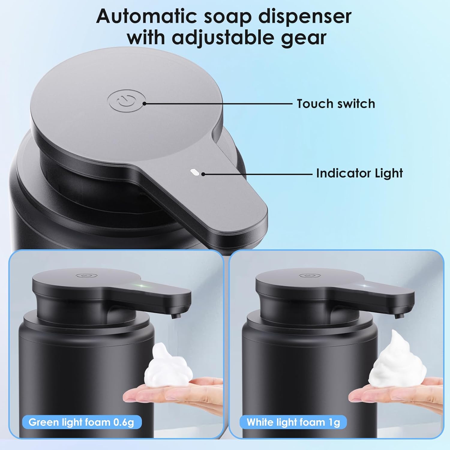Set Dispenser Sabun Busa LAOPA - Home Bathroom Soap Dispenser ulasan dan harga