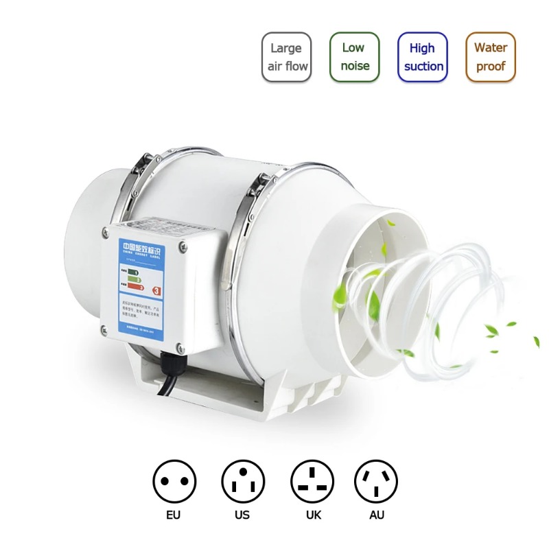 Kipas Ventilasi Pipa Dalam Rua - Home Bathroom Ventilation ulasan dan harga