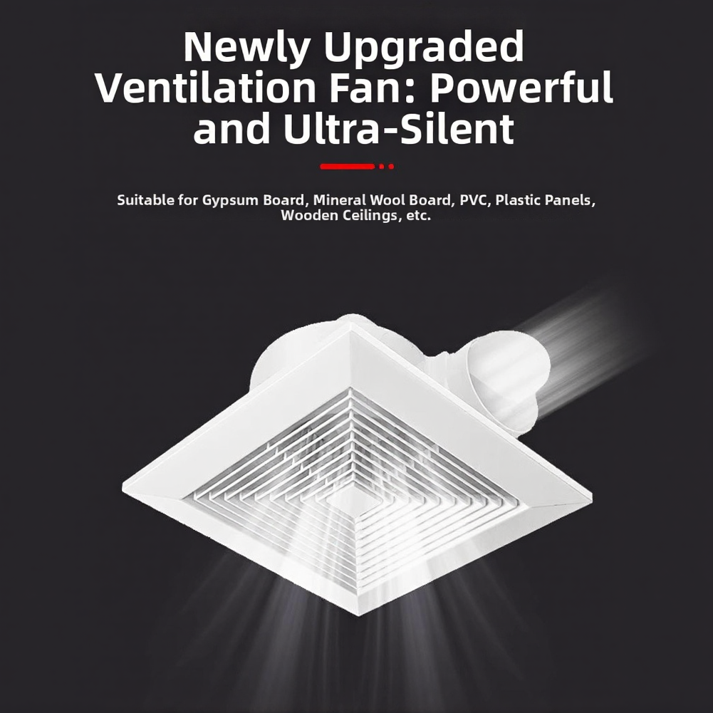 Kipas Ventilasi Plafon 6 Inci  - Home Bathroom Ventilation ulasan dan harga