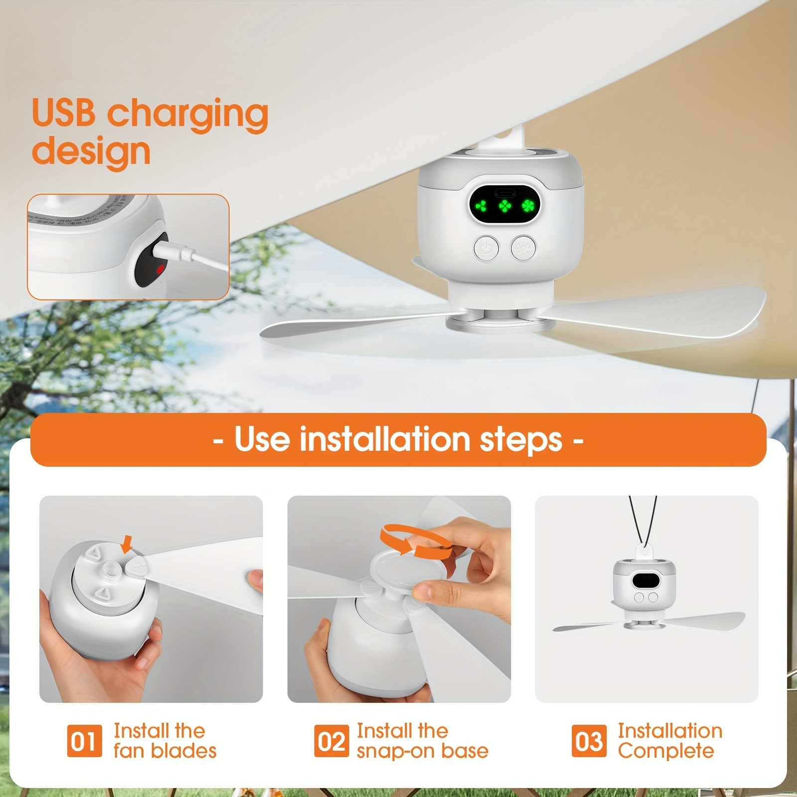 Kipas angin plafon portabel 80 - Home Bathroom Ventilation ulasan dan harga