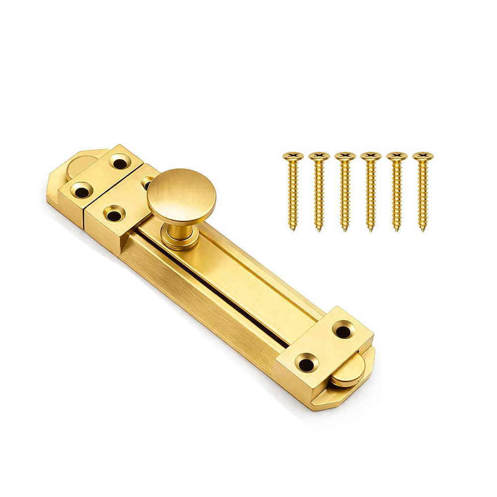 Kunci Pintu Geser Kuningan Pad - Home Bathroom Door ulasan dan harga