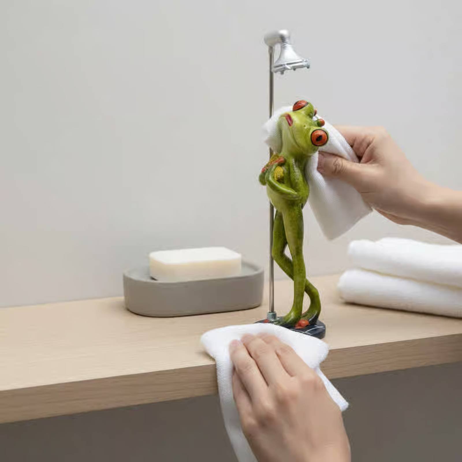 Patung Katak Mandi, Hadiah Heb - Home Bath ulasan dan harga