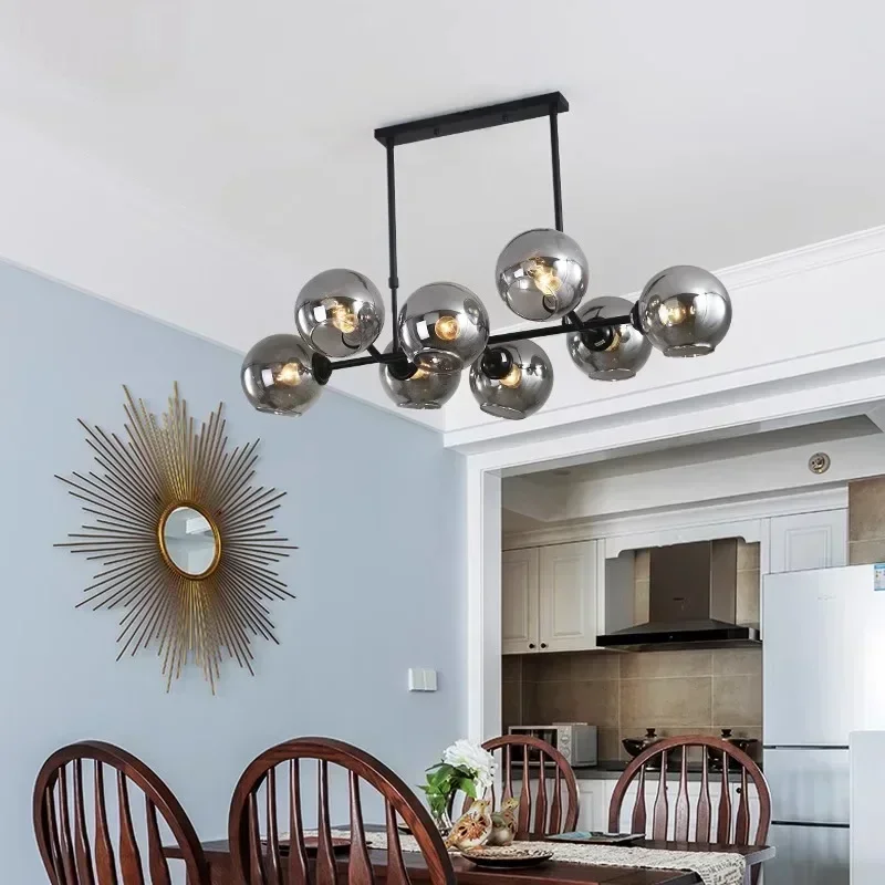 Lampu Liontin LED Kaca Abu-abu - Home Of The Year Bathroom ulasan dan harga