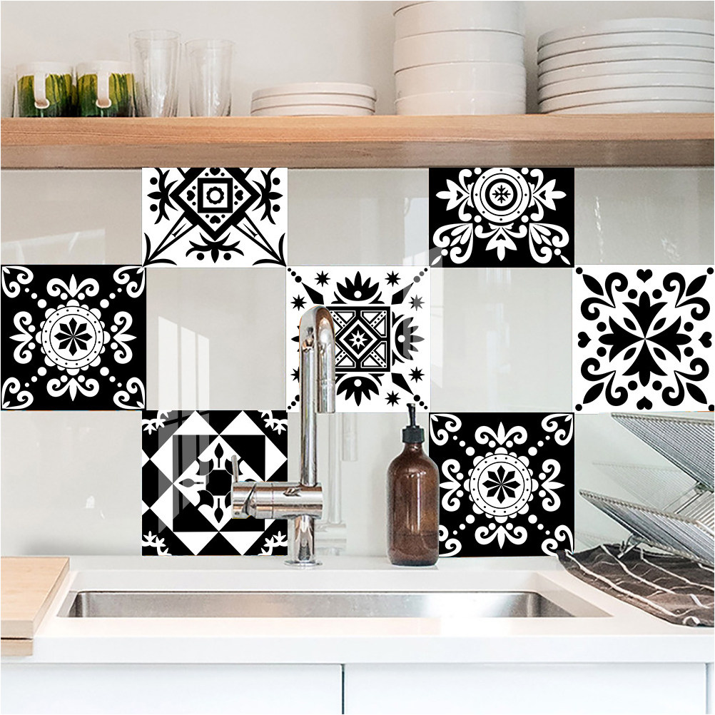 10 Buah Stiker Dinding Dekoras - Home Bathroom Wall Tiles ulasan dan harga