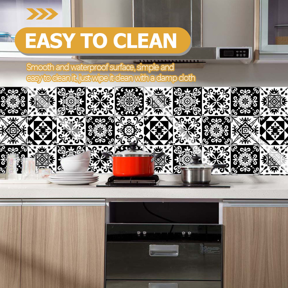 10 Buah Stiker Dinding Dekoras - Home Bathroom Wall Tiles ulasan dan harga