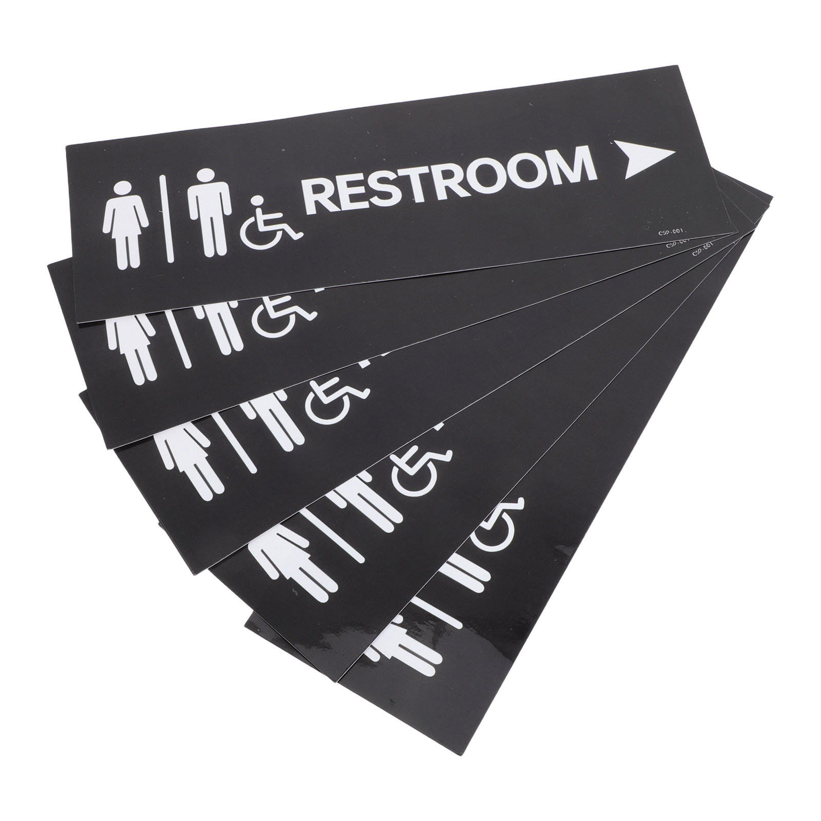 5Pcs Stiker Tanda Pintu Kamar  - Home Bathroom Door ulasan dan harga