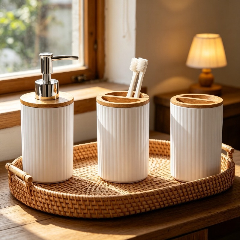 Dispenser untuk Sabun Cair Bot - Home Bathroom Soap Dispenser ulasan dan harga