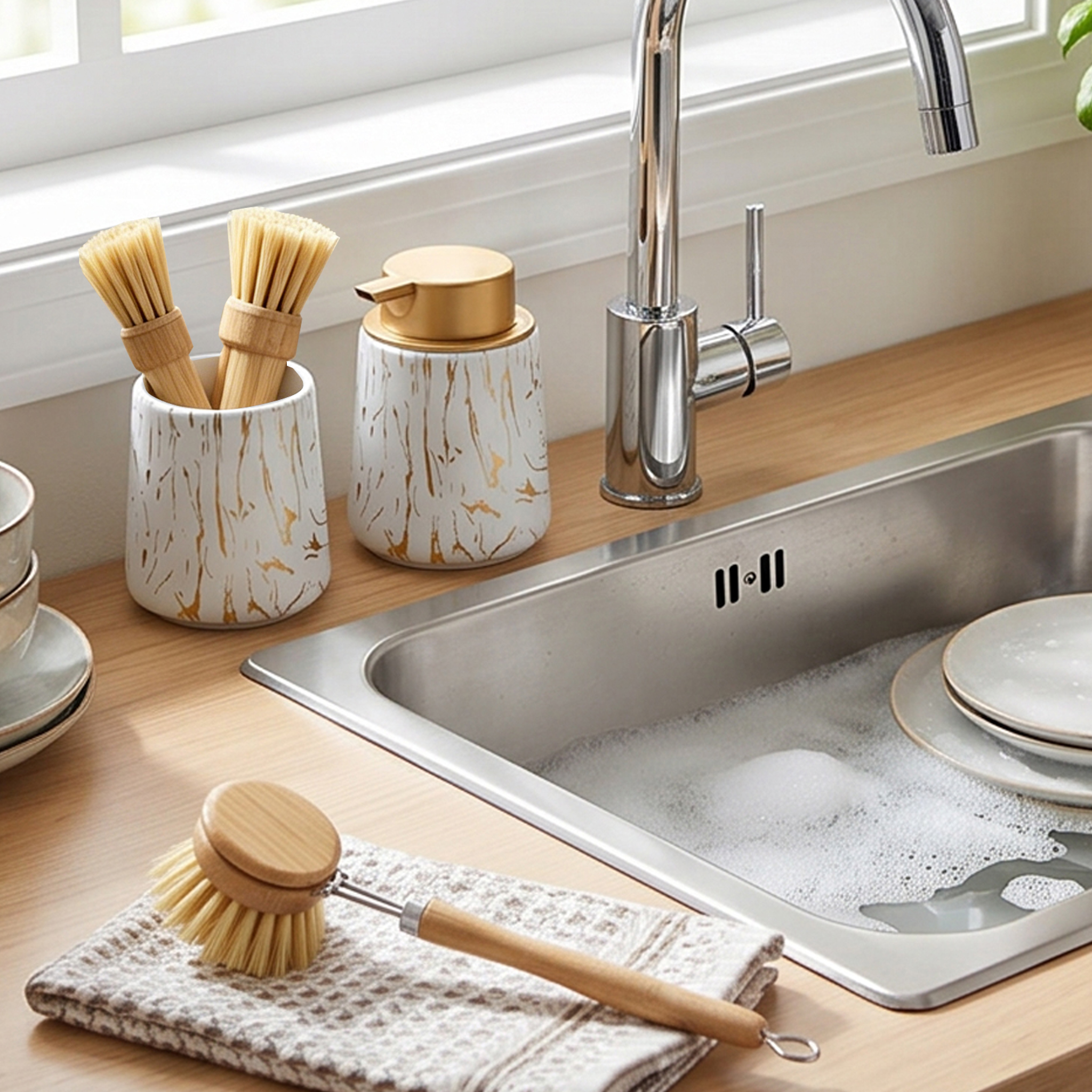 Set Aksesoris Kamar Mandi - Di - Home Bathroom Soap Dispenser ulasan dan harga