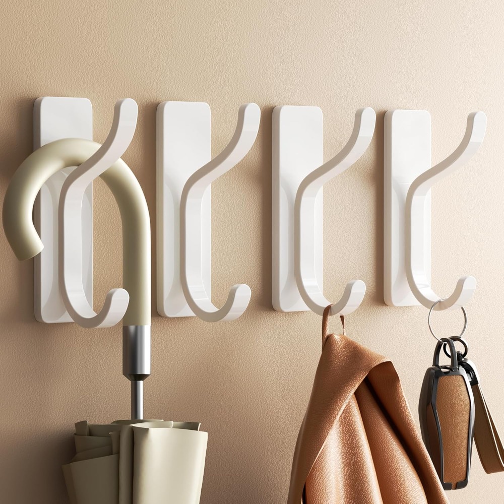 Kait Dinding Perekat Kuat 4 Bu - Robe Hook Adhesive ulasan dan harga