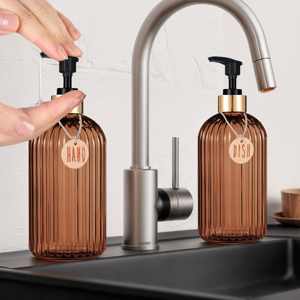 Botol Dispenser Sabun Cuci Pir - Home Bathroom Soap Dispenser ulasan dan harga