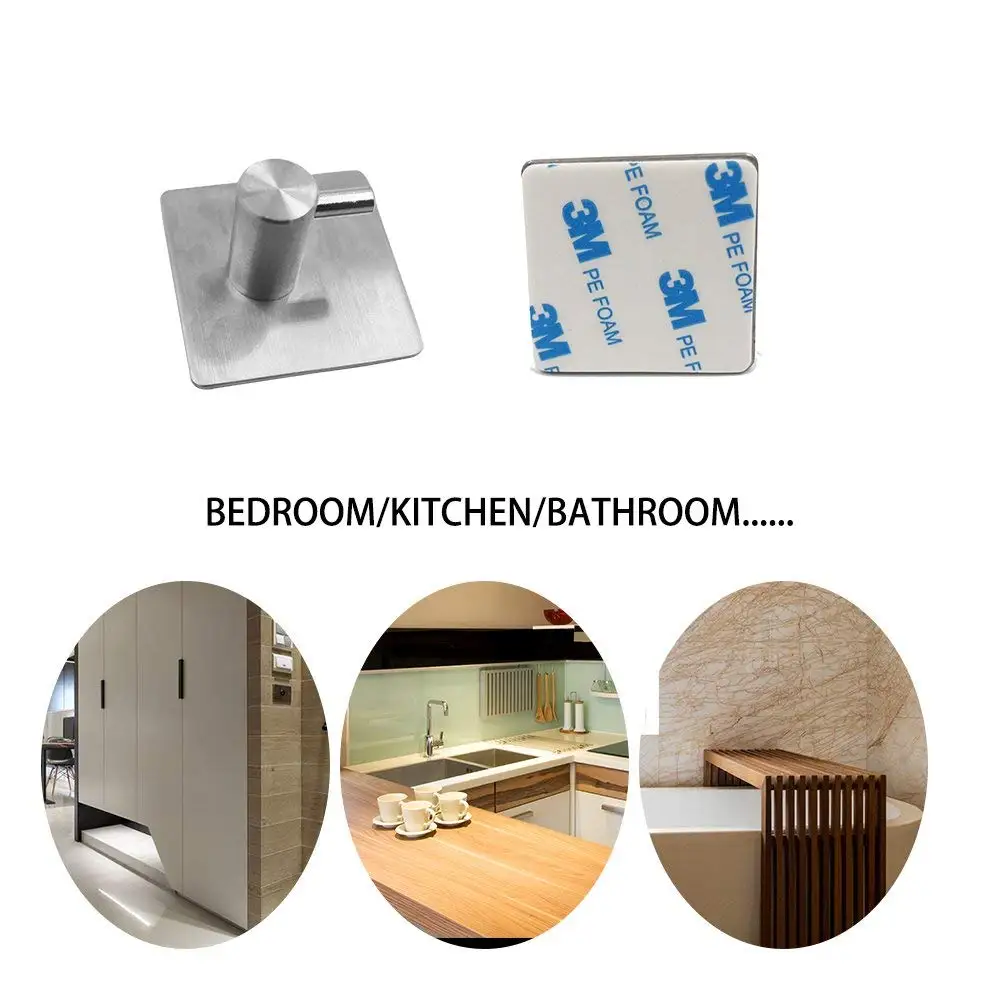 Kait Perekat Dinding Stainless - Robe Hook Adhesive ulasan dan harga