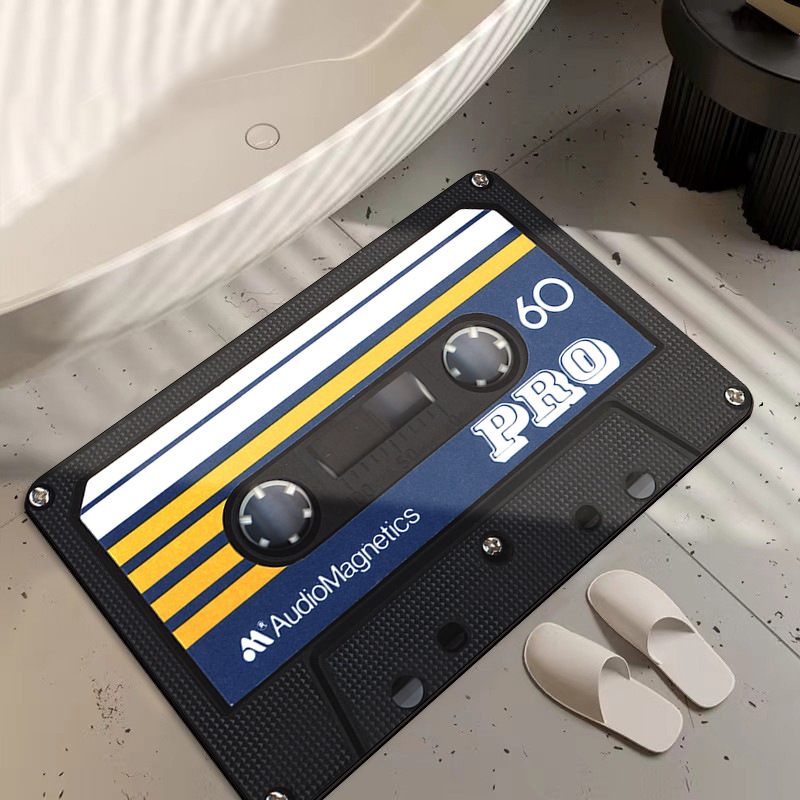Keset Pintu Tema Musik Vintage - Home Bathroom Door ulasan dan harga