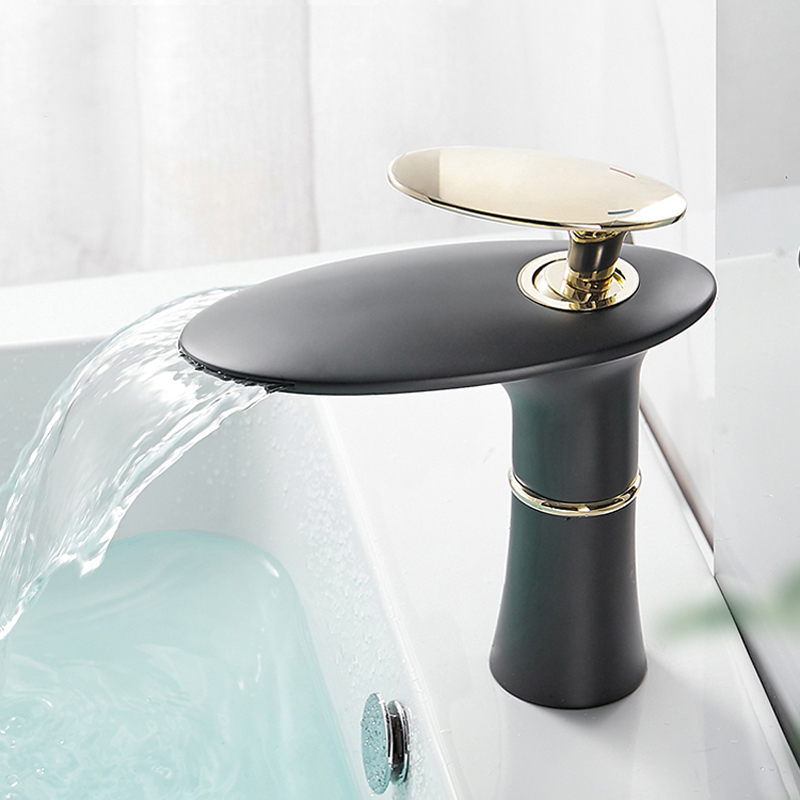 Keran wastafel air terjun emas - Home Hardware Bathroom Faucets ulasan dan harga
