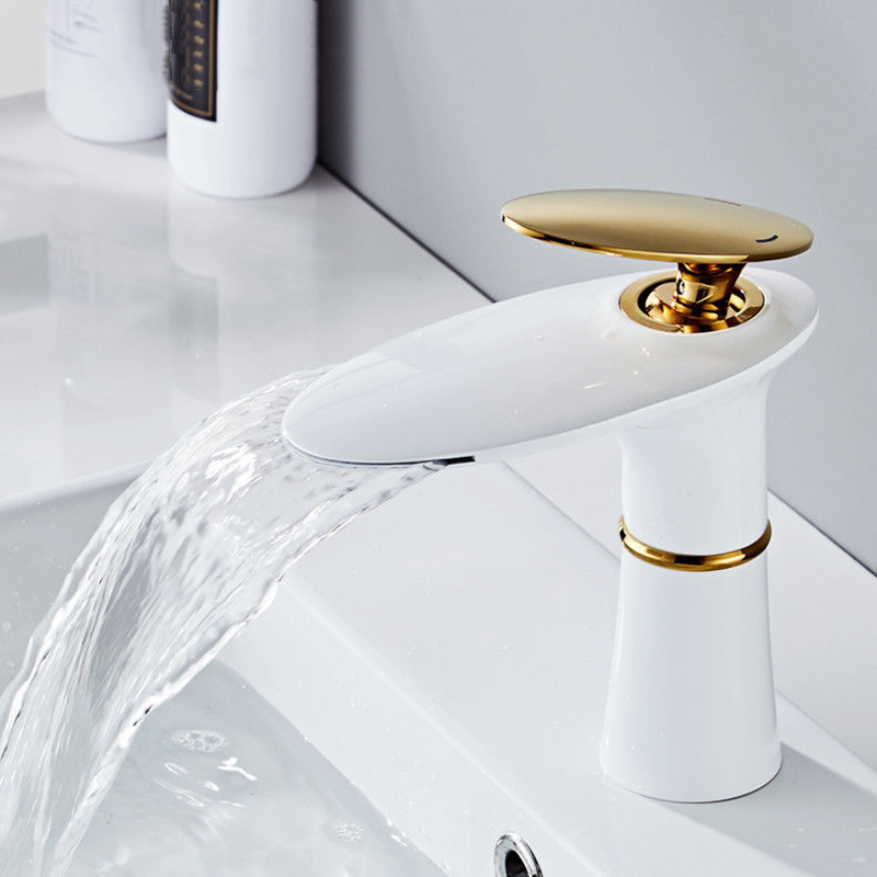 Keran wastafel air terjun emas - Home Hardware Bathroom Faucets ulasan dan harga