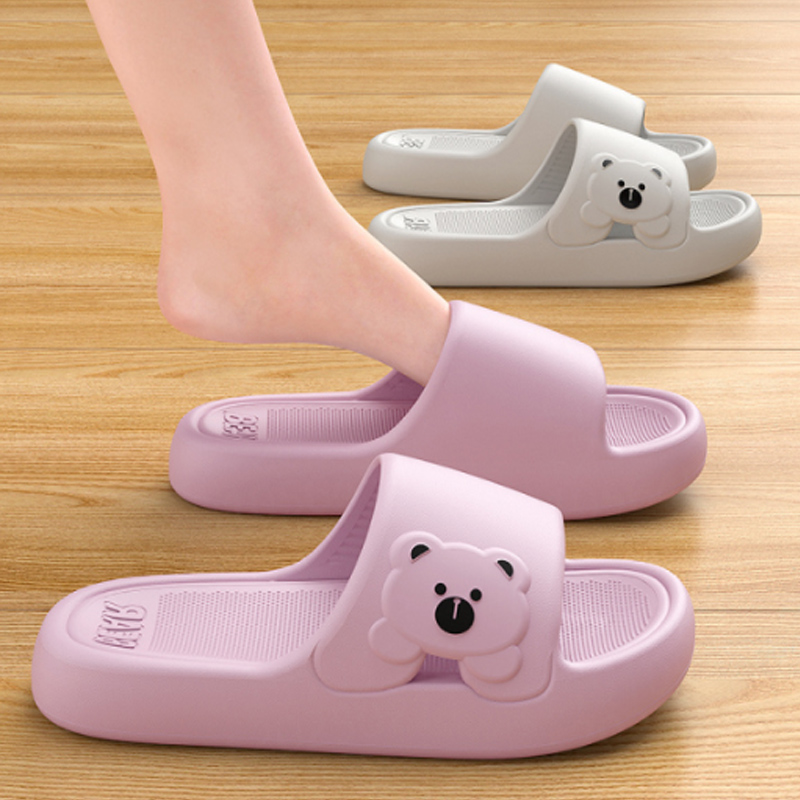 Sandal Kamar Mandi Kartun Beru - Home Bath ulasan dan harga
