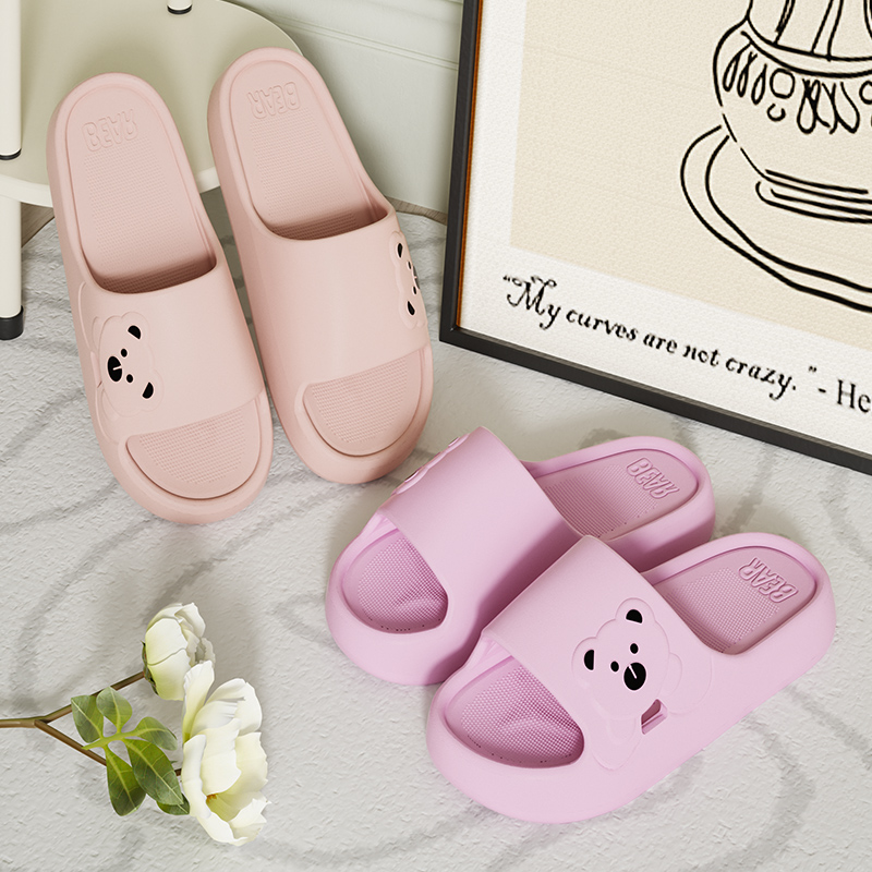 Sandal Kamar Mandi Kartun Beru - Home Bath ulasan dan harga