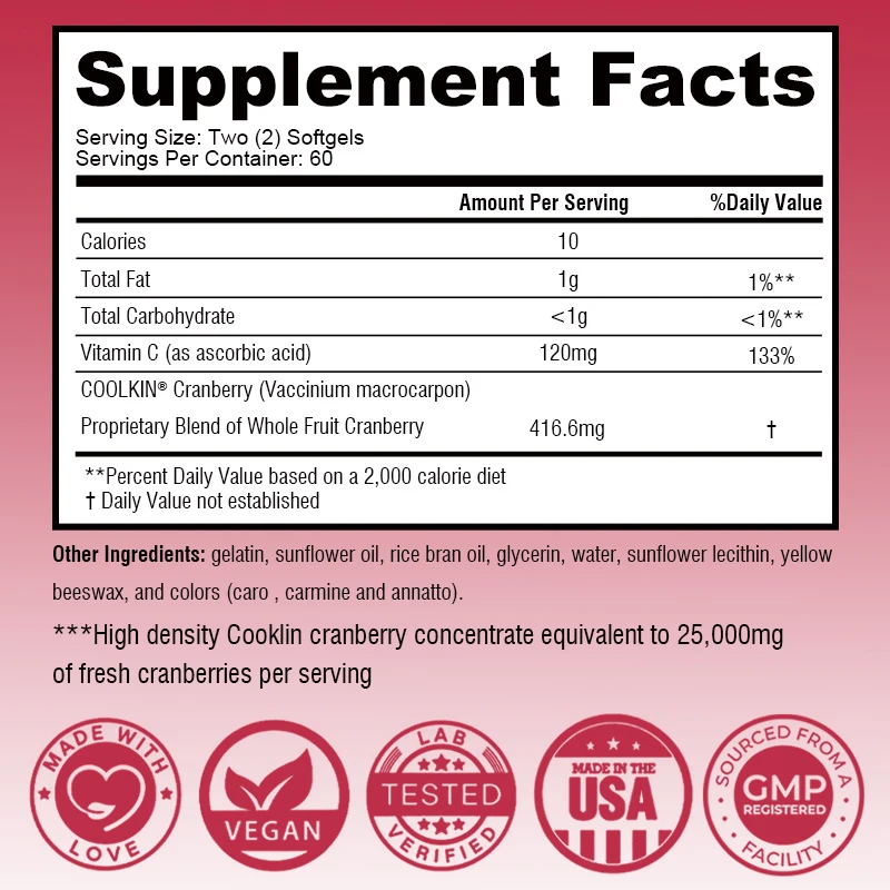 Suplemen Cranberry Vitamin C - - Home Bathroom Urinal ulasan dan harga