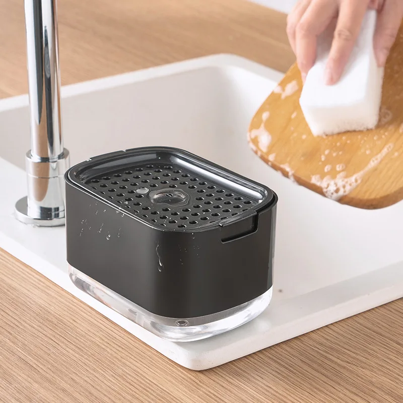 Dispenser sabun dengan dudukan - Home Bathroom Soap Dispenser ulasan dan harga