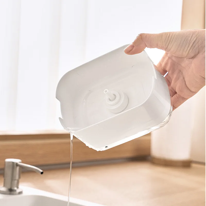 Dispenser sabun dengan dudukan - Home Bathroom Soap Dispenser ulasan dan harga