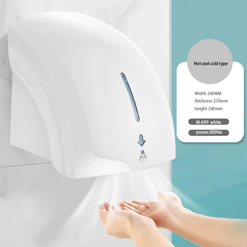 Pengering Tangan Otomatis Indu - Home Bathroom Hand Dryer ulasan dan harga