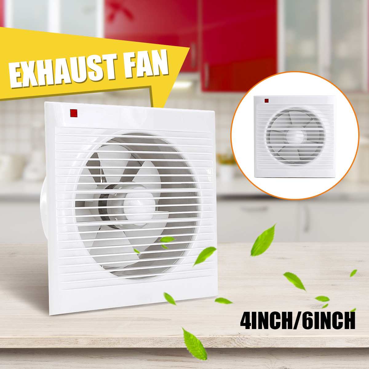 Kipas Exhaust Kamar Mandi 4 In - Home Bathroom Exhaust Fan ulasan dan harga