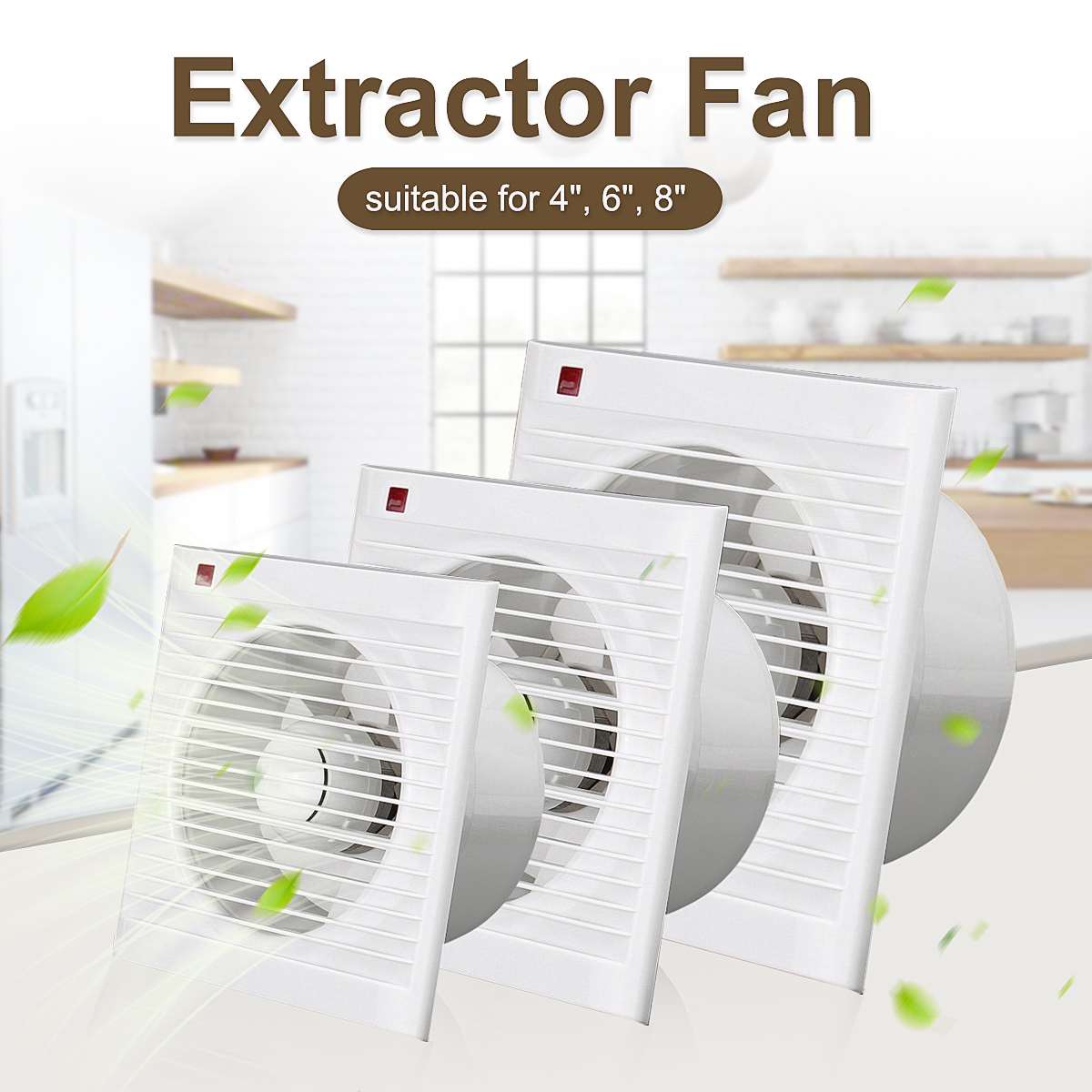 Kipas Exhaust Kamar Mandi 4 In - Home Bathroom Exhaust Fan ulasan dan harga