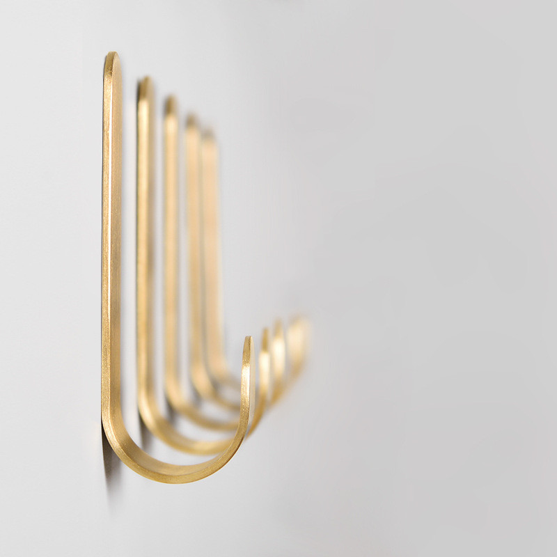 1-5 buah kait dinding kuningan - Robe Hook Adhesive ulasan dan harga