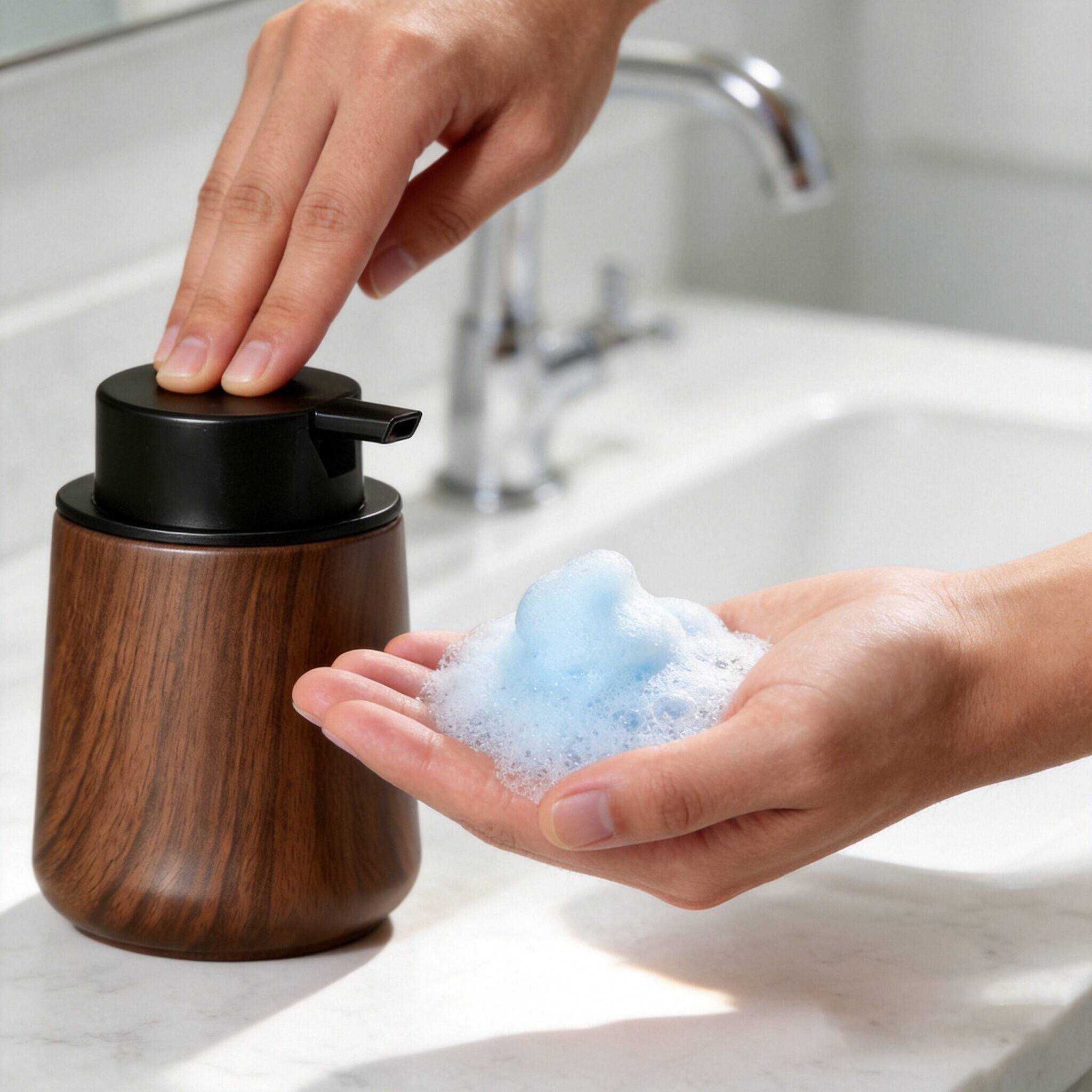 Dispenser Sabun Tangan Elegan  - Home Bathroom Soap Dispenser ulasan dan harga