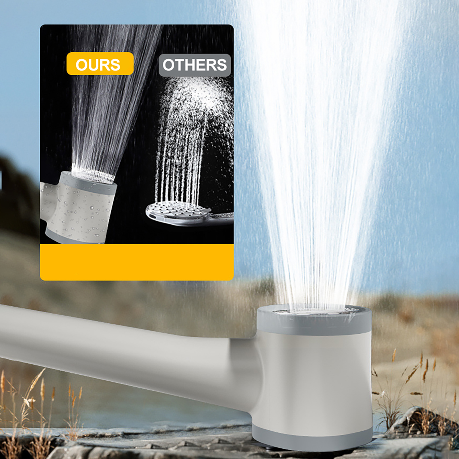 Alat Mandi Portabel Luar Ruang - Home Bath ulasan dan harga